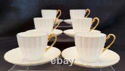 Shelley Ludlow Regency Espresso/Demitasse Cups/Saucers for 8 (16 Pieces)