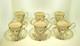 Shreve & Co. Sterling Silver Set Of 6 Demitasse Cups Saucers 14.6 Ozt Silver
