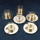 Silver Tiffany & Co. Art Deco Demitasse Cups & Saucers Free Ship Usa