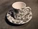 Six Arden Burleigh Green Demitasse Espresso Cup Saucer Set Staffordshire 1960
