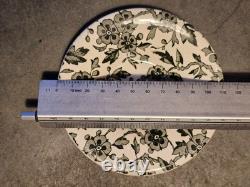 Six Arden Burleigh Green Demitasse Espresso Cup Saucer Set Staffordshire 1960