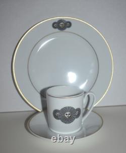 Six Fornasetti Demitasse Cups Saucers Plates Rosenthal