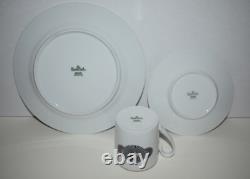 Six Fornasetti Demitasse Cups Saucers Plates Rosenthal