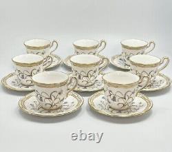 Spode Campanula Demitasse Espresso 8 Sets Blue Wildflowers Bone China England