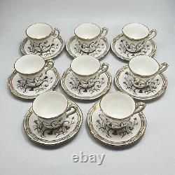 Spode Campanula Demitasse Espresso 8 Sets Blue Wildflowers Bone China England