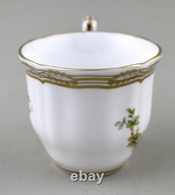 Spode Chelsea Bird Coffee Demitasse Cups & Saucers X 6 Royal Provenance Mint