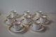 Spode Hallmark Pattern Demitasse Cups With Saucers Set Of 8