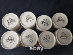 Spode Herring Hunt Green Demitasse Cups & Saucers Set of 8 Spode Herring Hunt Green Demitasse Cups & Saucers Set of 8