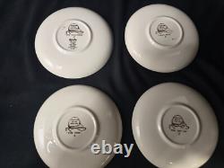 Spode Herring Hunt Green Demitasse Cups & Saucers Set of 8 Spode Herring Hunt Green Demitasse Cups & Saucers Set of 8