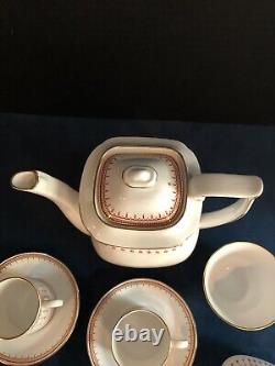 Spode Kensington Demitasse Coffee Pot Set 11 Pieces Cups Saucers Sugar Creamer