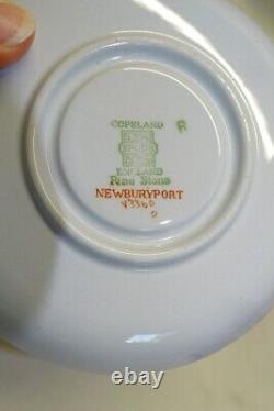 Spode Newburyport Red Set of 6 Demitasse Cups & Saucers