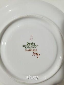 Spode Oaklea Vintage Demitasse Set of 3 Cups and Saucers
