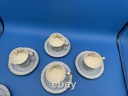 Steubenville Monticello Set Of 7 Demitasse Cups and Saucers, Herman C Kupper