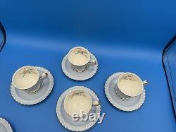 Steubenville Monticello Set Of 7 Demitasse Cups and Saucers, Herman C Kupper