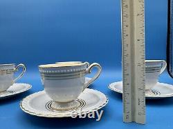 Steubenville Monticello Set Of 7 Demitasse Cups and Saucers, Herman C Kupper