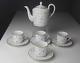 Suisse Langenthal Porcelain 10pc Coffee Pot, Demitasse Cups & Saucers Set