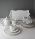 Suisse Langenthal Porcelain 17pc Creamer, Sugar, Demitasse Cups & Saucers Set