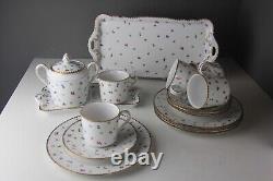 Suisse Langenthal Porcelain 17pc Creamer, Sugar, Demitasse Cups & Saucers Set