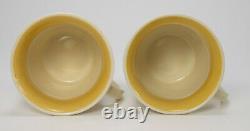 Susie Cooper Kestrel Style Teapot & 2 Demitasse Cups & Saucers Tyrol Pattern