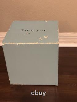TIFFANY & CO. Rare Mrs. Delaney's Demitasse Tea Cup & Saucer. 4 Sets. (With Box)