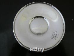 TIFFANY Sterling Silver LENOX Porcelain Demitasse Tea or Egg Cup Saucer 30pc Set