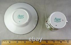 Ten Coalport China Hunting Scene Demitasse Cup & Saucer Sets Horses, Dogs