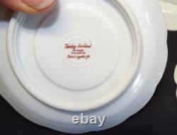 Theo Haviland Schleiger 319 Set of 6 Demitasse Cups & Saucers Pink Roses