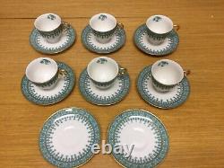 Theodore Haviland Cambridge Green Tree (6 Sets) Demitasse Cup & Saucers and More