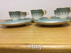 Theodore Haviland Cambridge Green Tree (6 Sets) Demitasse Cup & Saucers and More