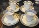 Thomas Bavaria (rosenthal) Demitasse Cups & Saucers Queen Louise Set 4