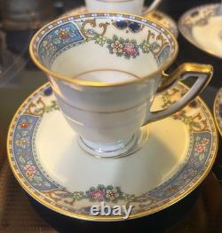Thomas Bavaria (Rosenthal) Demitasse Cups & Saucers Queen Louise Set 4