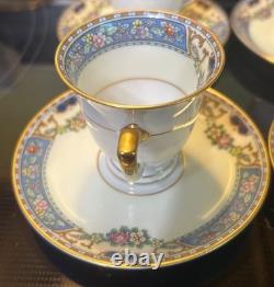Thomas Bavaria (Rosenthal) Demitasse Cups & Saucers Queen Louise Set 4