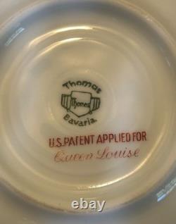 Thomas Bavaria (Rosenthal) Demitasse Cups & Saucers Queen Louise Set 4