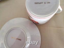 Tiffany & Co Demitasse Cups and Saucers Coffee Espresso SIX