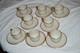 Tiffany & Co Lenox Set Of 8 Demitasse Espresso Cups And Saucers, Ivory & Gold