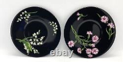 Tiffany & Co MRS Delany' s Flowers By Sybil Connolly Demitasse 2Cups Saucers