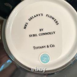 Tiffany & Co. Mrs Delany's Flowers Demitasse Cup & Saucer Set By Sybil Connolly