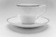 Tiffany & Co Palladium China Demitasse Cup And Saucer Set Of 6 Mint