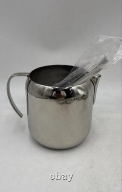 Tramontina 40pc Stainless Steel Inox Brazil Espresso Coffee Set Cups Saucers Pot