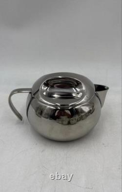 Tramontina 40pc Stainless Steel Inox Brazil Espresso Coffee Set Cups Saucers Pot