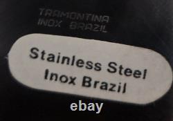 Tramontina 40pc Stainless Steel Inox Brazil Espresso Coffee Set Cups Saucers Pot