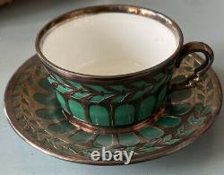 Two(2)Vintage Rosenthal Madeleine Art Deco Demitasse/Espresso, Cup and Saucer