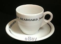 V Rare Seaboard Air Line Railroad Demitasse Cup & Saucer Miami Pattern