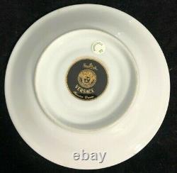 VERSACE Rosenthal Russian Dream Faberge Demitasse Espresso 4 Cups & Saucers