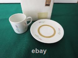 VISTA ALEGRE Portugal MOKA ESPRESSO COFFEE Set of 4 DEMITASSE CUPS & SAUCERS