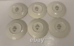 VTG 1930's ATLAS DEMITASSE CHINA USA SET (14) PCS + METAL RACK PLS. READ/L@@K