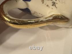 VTG 1930's ATLAS DEMITASSE CHINA USA SET (14) PCS + METAL RACK PLS. READ/L@@K