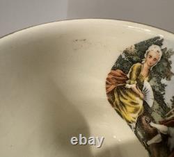 VTG 1930's ATLAS DEMITASSE CHINA USA SET (14) PCS + METAL RACK PLS. READ/L@@K