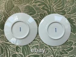 VTG 2 ARCADIA by KPM BERLIN PORCELAIN DEMI-TASSE/MOCHA CUPS & SAUCERS-ART DECO