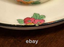 VTG 20s Royal Doulton Dancing Flamingos Demitasse & Saucer RARE Art Deco